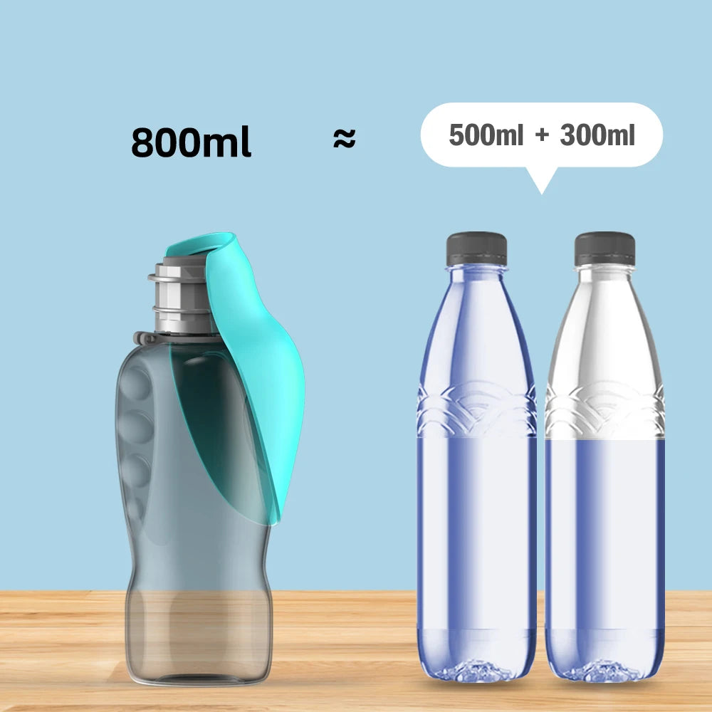 Golden Snout dog water bottle BPA-free food grade safe for all breeds