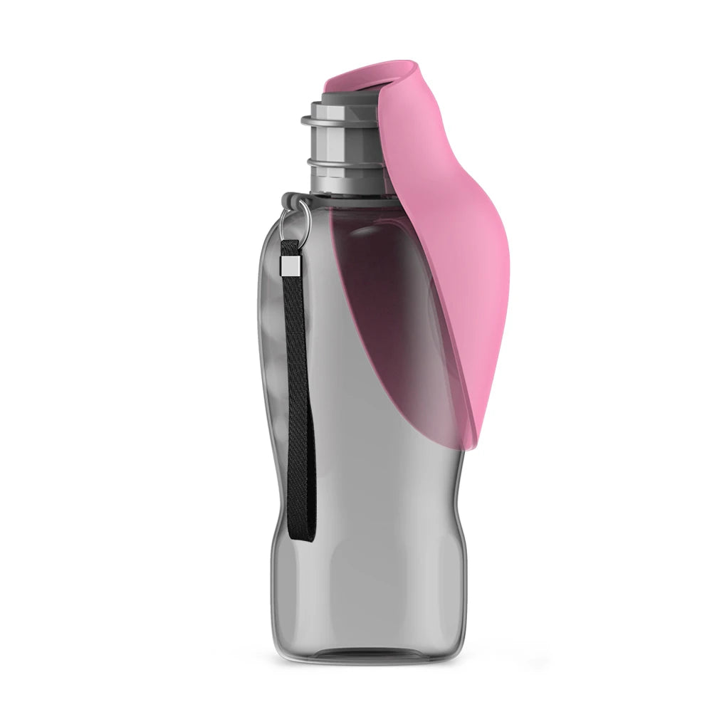 Golden Snout portable dog water bottle 800ml available in Pink Blue and Turquoise